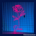 thumbnail image 1 of Glowneon Rose Flower Neon Sign, Flower Led Light, Flower Name Led Light, Flower Shop Signage, 1 of 5