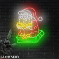 thumbnail image 1 of Glowneon Santa Read Book Led Sign For Christmas Book Store Wall Decor, 1 of 5
