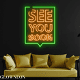 thumbnail image 1 of Glowneon See You Soon Neon Sign, Good Bye Led Sign, Restaurant Decor, 1 of 5