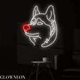 thumbnail image 1 of Glowneon Siberian Husky Neon Sign, Husky Dog Led Sign, Husky Decor, 1 of 4