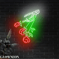 thumbnail image 1 of Glowneon Skeleton Hand Roses Neon Sign, Skeleton Sign, Halloween Sign, 1 of 5