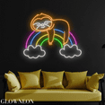 thumbnail image 1 of Glowneon Sloth Rainbow Cloud Neon Sign, Sloth Led Sign, Gift For Kids, 1 of 5