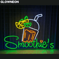 thumbnail image 1 of Glowneon Smoothie Neon Sign, Smoothie Shop Signboard Wall Led Light, 1 of 5