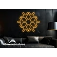 thumbnail image 1 of Glowneon Snowflake Neon Sign, Snowflake Led Sign, Snowflake Winter Neon Light, Snowflake Art Neon, 1 of 4