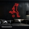 thumbnail image 1 of Glowneon Soccer Number Neon Sign, Soccer Number Led Sign, Personalized Soccer Neon Sign, 1 of 2