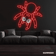 thumbnail image 1 of Glowneon Spider Neon Sign, Spider Art, Spider Wall Decor, Spider Sign, 1 of 4