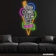 thumbnail image 1 of Glowneon Stay Cool and Eat An Ice Cream Neon Sign, Ice Cream Decor, 1 of 4