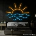 thumbnail image 1 of Glowneon Sunset on Beach Neon Sign, Sunset Led Sign, Sunrise Led Light, Sun Neon Sign, 1 of 5
