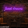 thumbnail image 1 of Glowneon Sweet Dreams Wall Led Sign, Bedroom Wall Art, Bedroom Decor, 1 of 1