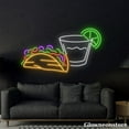 thumbnail image 1 of Glowneon Tacos And Tequila Neon Sign, Tacos And Wine LED Sign, Welcome Open Tacos Restaurant Sign, 1 of 5