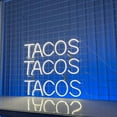 thumbnail image 1 of Glowneon Tacos Tacos Tacos Neon Sign, Mexico Restaurant Wall Decor, 1 of 4