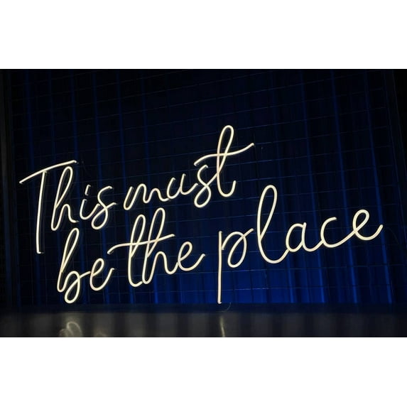 Glowneon This Must Be The Place Neon Sign, This Must Be The Place Led