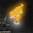 thumbnail image 1 of Glowneon Tiger Neon Sign, Tiger Led Sign, Tiger Line Art Wall Decor, 1 of 5