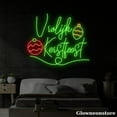 thumbnail image 1 of Glowneon Vrolijk Kerstfeest Netherlands Neon Sign, Christmas Ball Led Sign, Dutch Christmas Decor, 1 of 5