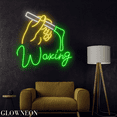 thumbnail image 1 of Glowneon Waxing Neon Sign, Waxing Led Sign, Beauty Spa Wall Art Light, 1 of 5