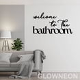 thumbnail image 1 of Glowneon Welcome To The Bedroom Metal Sign, Modern Bedroom Wall Decor, 1 of 5
