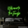 thumbnail image 1 of Glowneon Welcome To The Jungle Neon Sign, Welcome To The Jungle Led Sign, Custom Motivation Quotes, 1 of 5