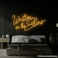 thumbnail image 1 of Glowneon Written In The Stars Neon Sign, Written In The Stars Led Sign, Custom Motivation Quotes, 1 of 5