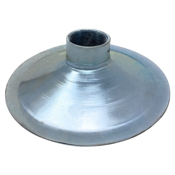 Gloxco 2″ Bottom Hole Skimmer Suction Strainer, Zinc Plated Steel
