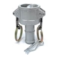 thumbnail image 1 of Gloxco Aluminum Type C Cam and Groove Hose Fitting, 3/4" Female Camlock x 3/4" Hose Shank (CAM-07-C-AL), 1 of 5