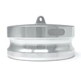 thumbnail image 1 of Gloxco Cam and Groove Fitting, Aluminum, Type DP, 4" Male Camlock Dust Plug (CAM-40-DP-AL), 1 of 4