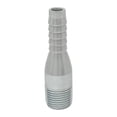 thumbnail image 1 of Gloxco Combination (KC) Nipple Fitting, 1/2″ Hose Shank x 1/2″ Male NPT, Zinc Plated Steel (KCN-050-NPT-GS), 1 of 4