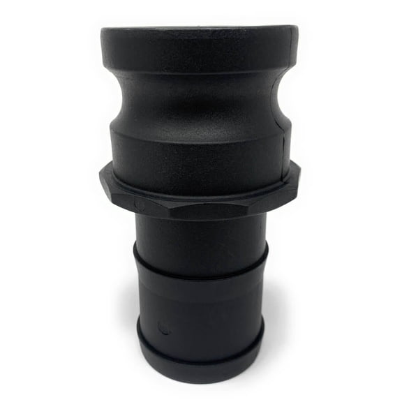 Gloxco Polypropylene Type E Cam and Groove Hose Fitting, 2" Male Camlock Adapter x 2" Hose Shank (CAM-20-E-PP)