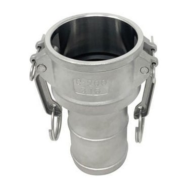 2" Polypropylene Male Camlock X Hose Barb – Type E, Trash Pump Adapter, Industrial Supply M82-600FPP