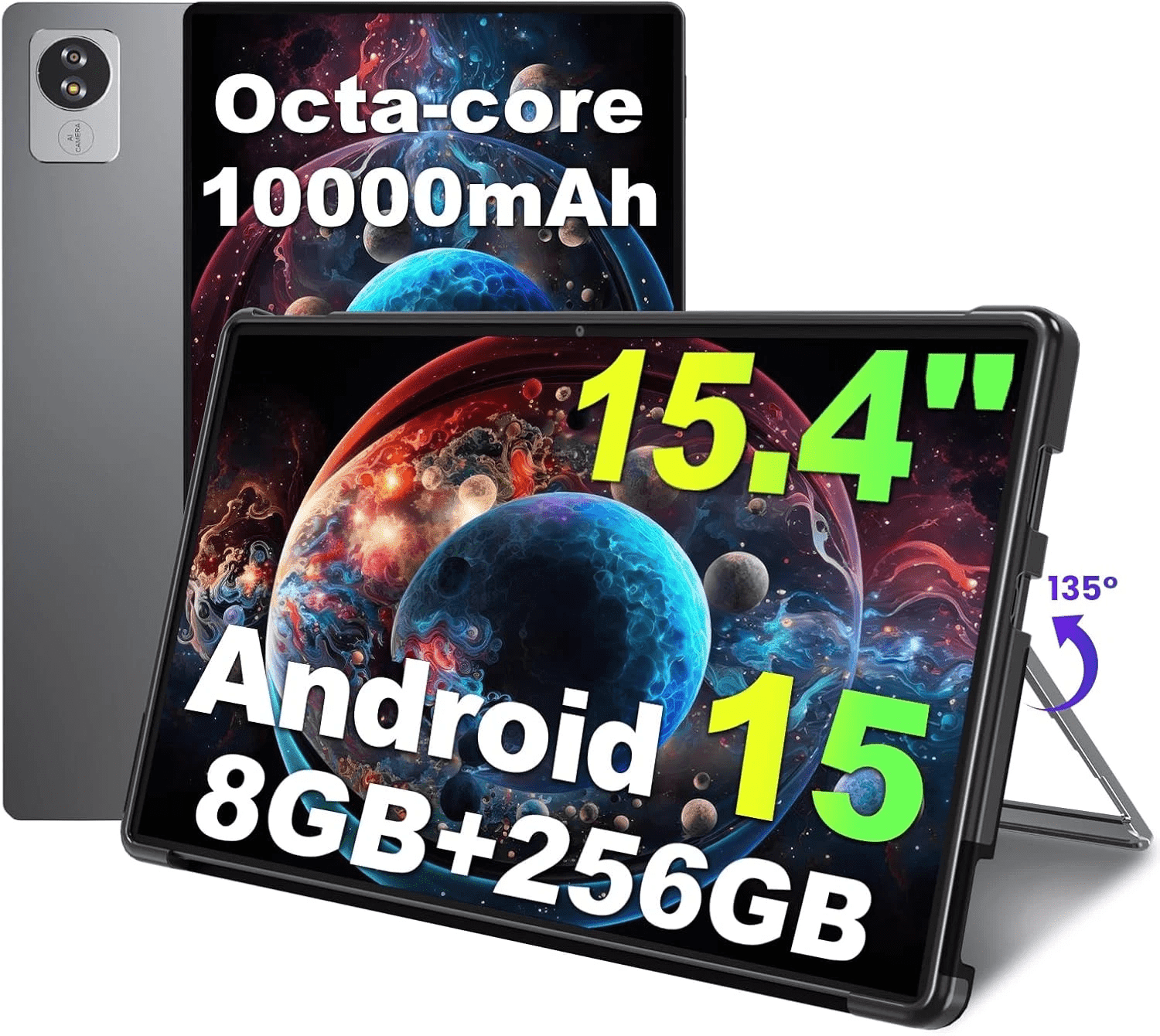 Golzer Android 15 Tablet, 15.4