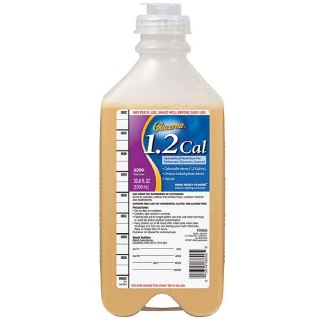 Glucerna 1 2 cal diabetic tube feeding formula glucose control 1000