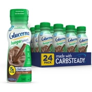Glucerna Hunger Smart Diabetes Care Shake, Classic Chocolate, 10-fl-oz Bottle, 24 Pack