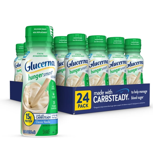 Glucerna Hunger Smart High Nutrition Diabetic Protein Shake, Classic