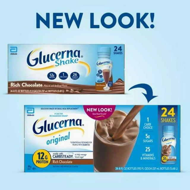 Glucerna Nutritional Shake, Diabetic Drink to Support Blood Sugar