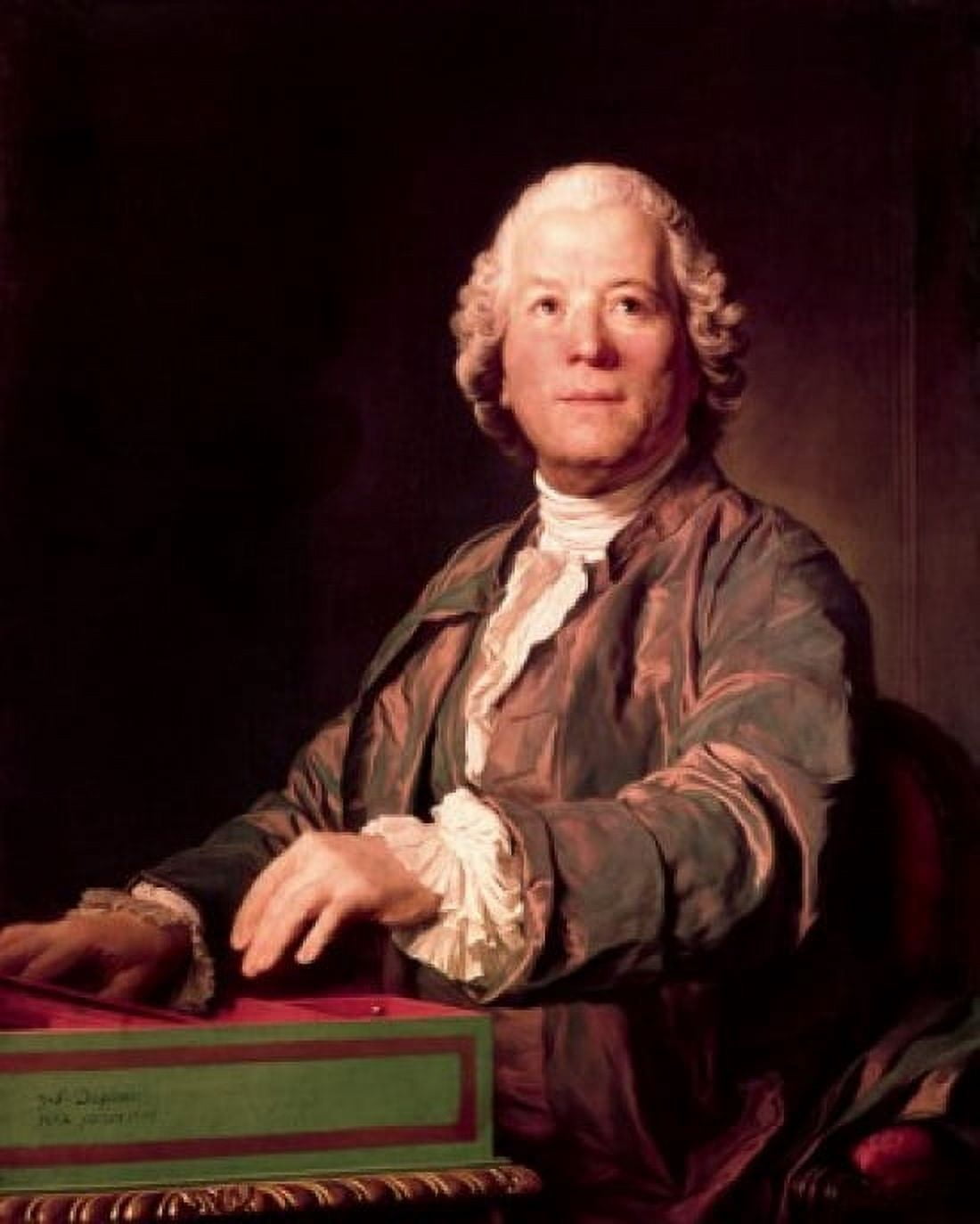 Gluck At The Spinet Joseph Siffred Duplessis (1725-1802 French) Canvas Art - (18 x 24)
