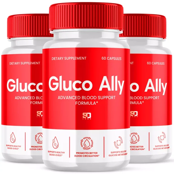 Gluco Ally Maximum Strength Blood Support Supplement 180 Capsules