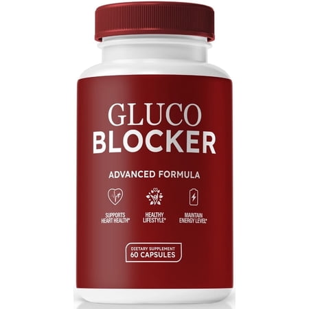 Gluco Blocker Blood Support Capsules - Official Gluco Blocker with Vitamins to Maintain Overall Health, All Natural Blood Formula For Healthy and Stable Levels, GlucoBlocker Tea Review (60 Capsules)