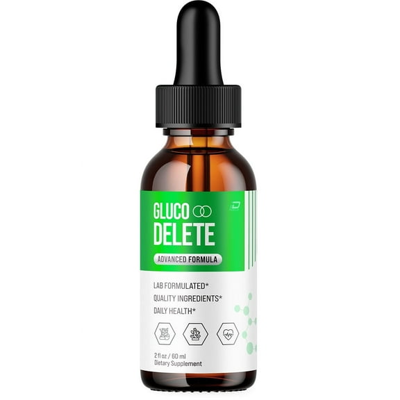 Gluco Delete GlucoDelete Extra Strength All Natural Healthy Organic Support, 1 Pack, 1 Month Supply
