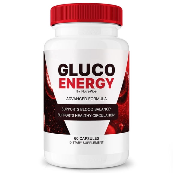 Gluco Energy Capsules - Official Gluco Energy Pills to Maintain Overall Health, All Natural Blood Formula For Healthy and Stable Levels, GlucoEnergy Review (60 Capsules)