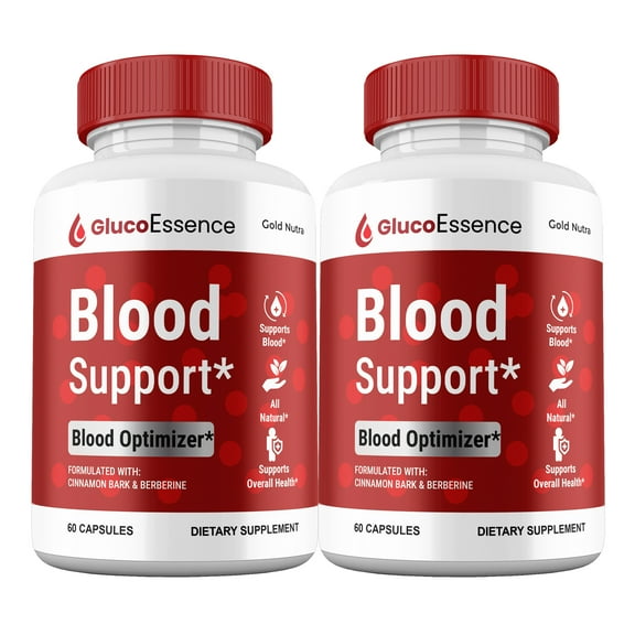 Gluco Essence Capsules, Glycogen Support, GlucoEssence Supplement Pills, Maximum Strength All Natural, 30 Day Supply (2 Pack)