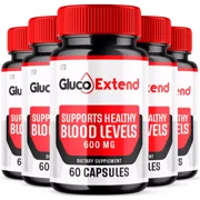 Gluco Extend Advanced Blood Support Formula, Extra Strength Glycogen Supplement 300 Capsules