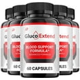 thumbnail image 1 of Gluco Extend Capsules - GlucoExtend Pills Advanced Supplement, All Natural, Maximum Strength Formula, Reviews, 5 Pack, 300 Capsules, 1 of 7