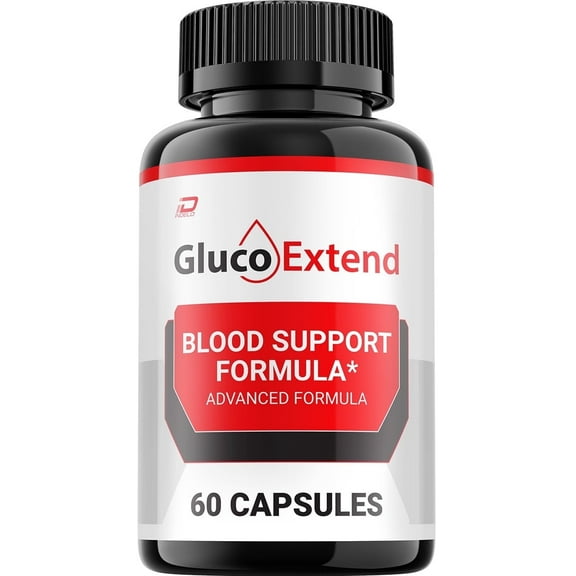 Gluco Extend Capsules - GlucoExtend Pills Advanced Supplement, All Natural, Maximum Strength Formula, Reviews, 60 Capsules