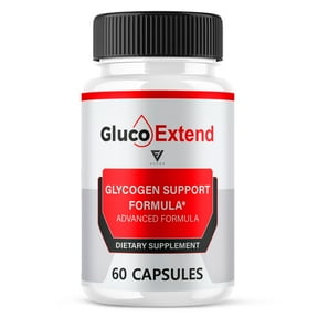 Gluco Extend Glycogen Support Supplement GlucoExtend Capsules, Gluco Xtend Maximum Strength Formula (60 Capsules)