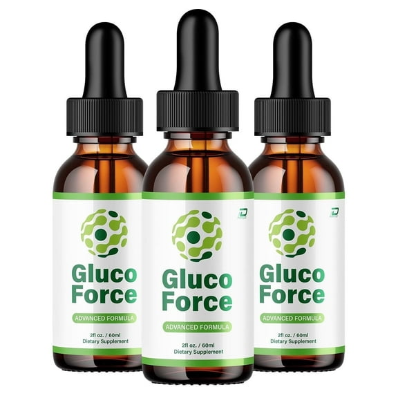 Gluco Force Gluco Force Extra Strength All Natural Healthy Organic Support, 3 Pack, 3 Month Supply
