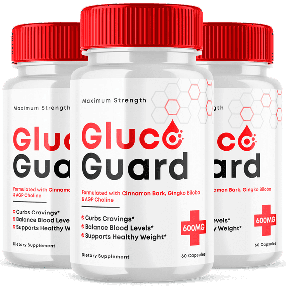 Gluco Guard Advanced Blood Support Pills Natural Glyco Support Supplement 180 Capsules