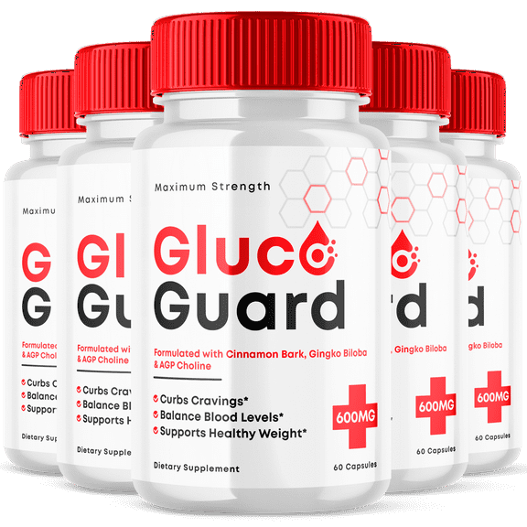 Gluco Guard Advanced Blood Support Pills Natural Glyco Support Supplement 300 Capsules
