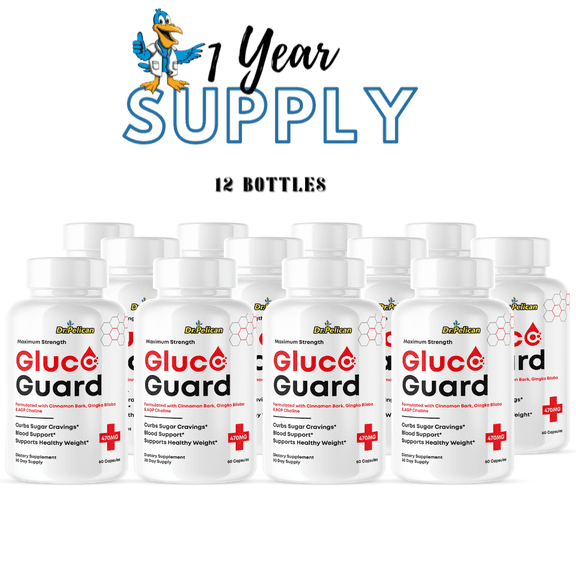 Gluco Guard- Blood Support- 12 Bottles- 720 Capsules