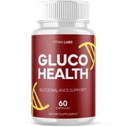 Gluco Health Advanced Formula Blood Support for Health and Wellness GlucoHealth 60 Capsules