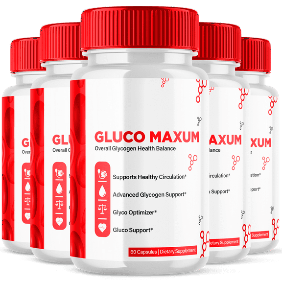 Gluco Maxum Advanced Blood Support Pills Natural Glyco Support Supplement 300 Capsules