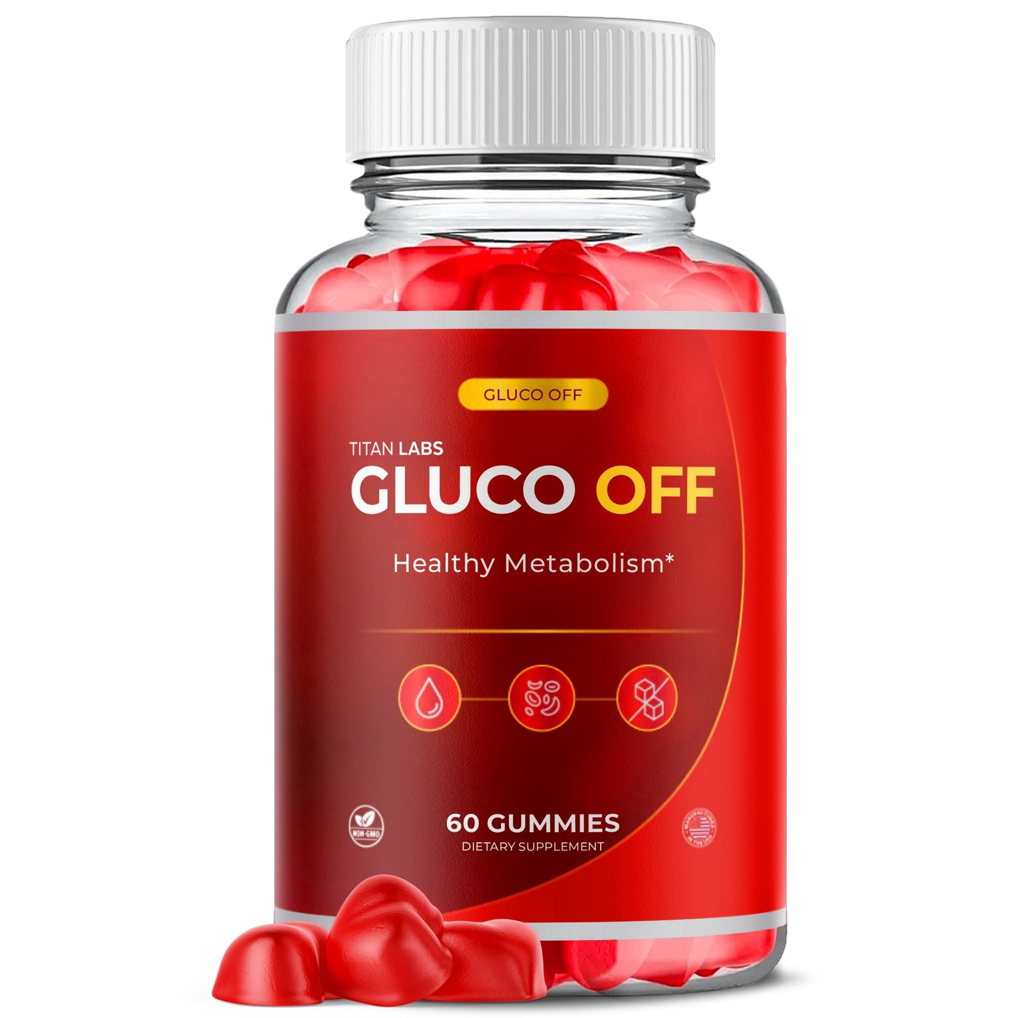 Gluco Off ACV Gummies 1000MG Advanced Formula Vitamin GlucoOff 60 Gummies